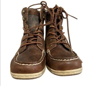 Sperry Combat Boots Sz 7